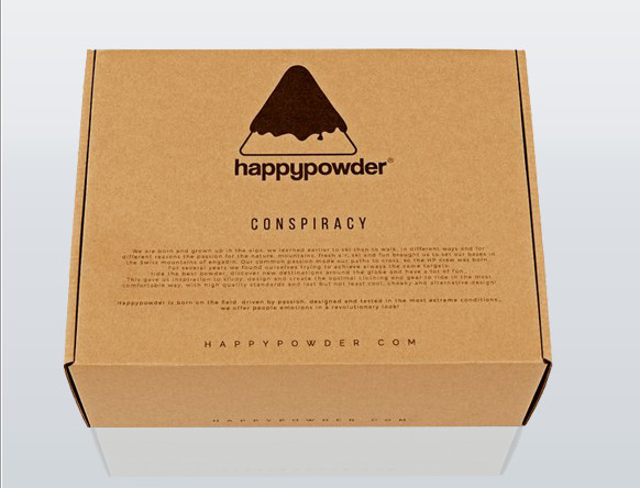 最新の会社の事例について 注文のブランドのロゴは茶色の折り畳み式の携帯用クラフト紙の人の靴箱を印刷した